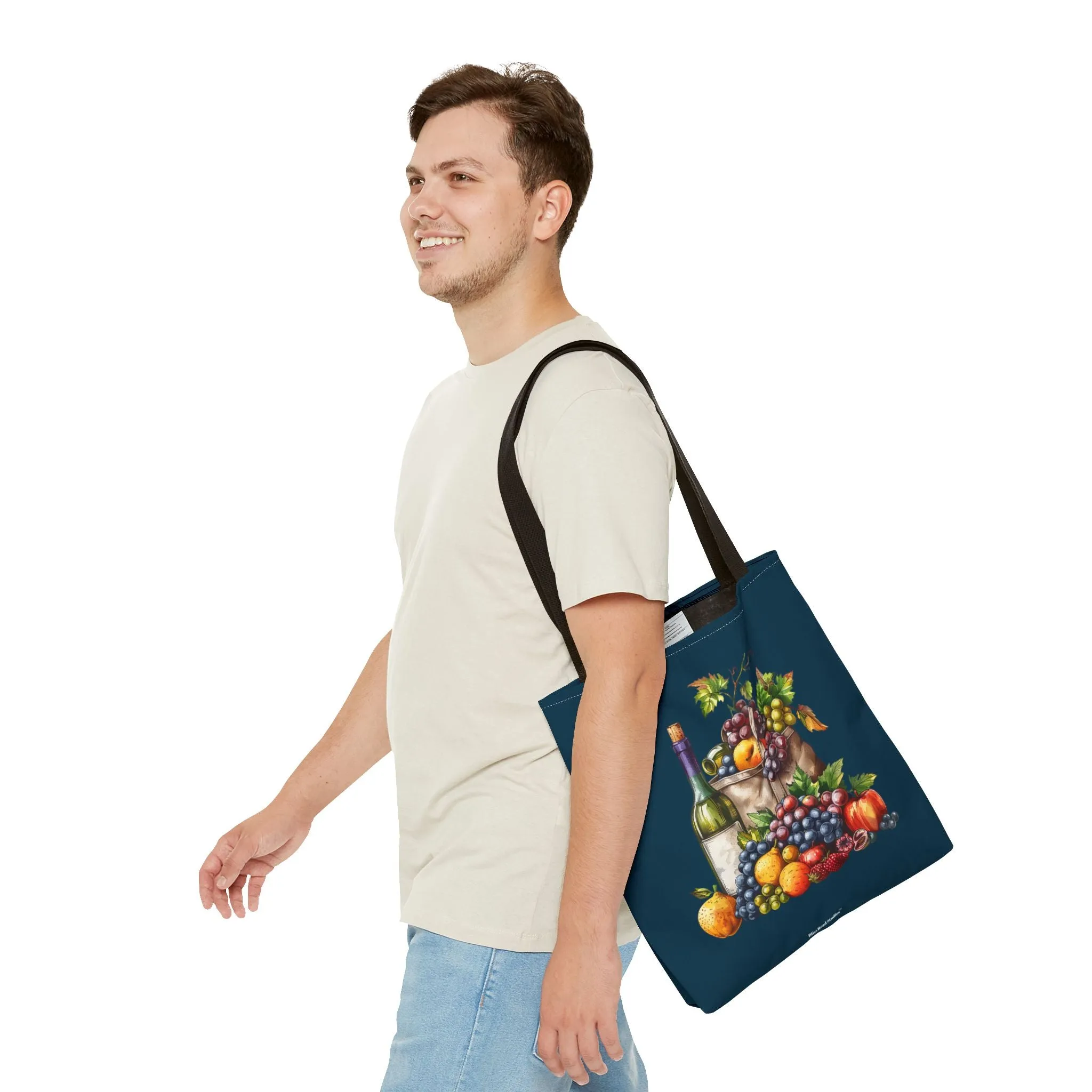 Midnight Harvest Tote Bag - Vineyard Elegance Meets Everyday Utility! Available in 3 sizes.