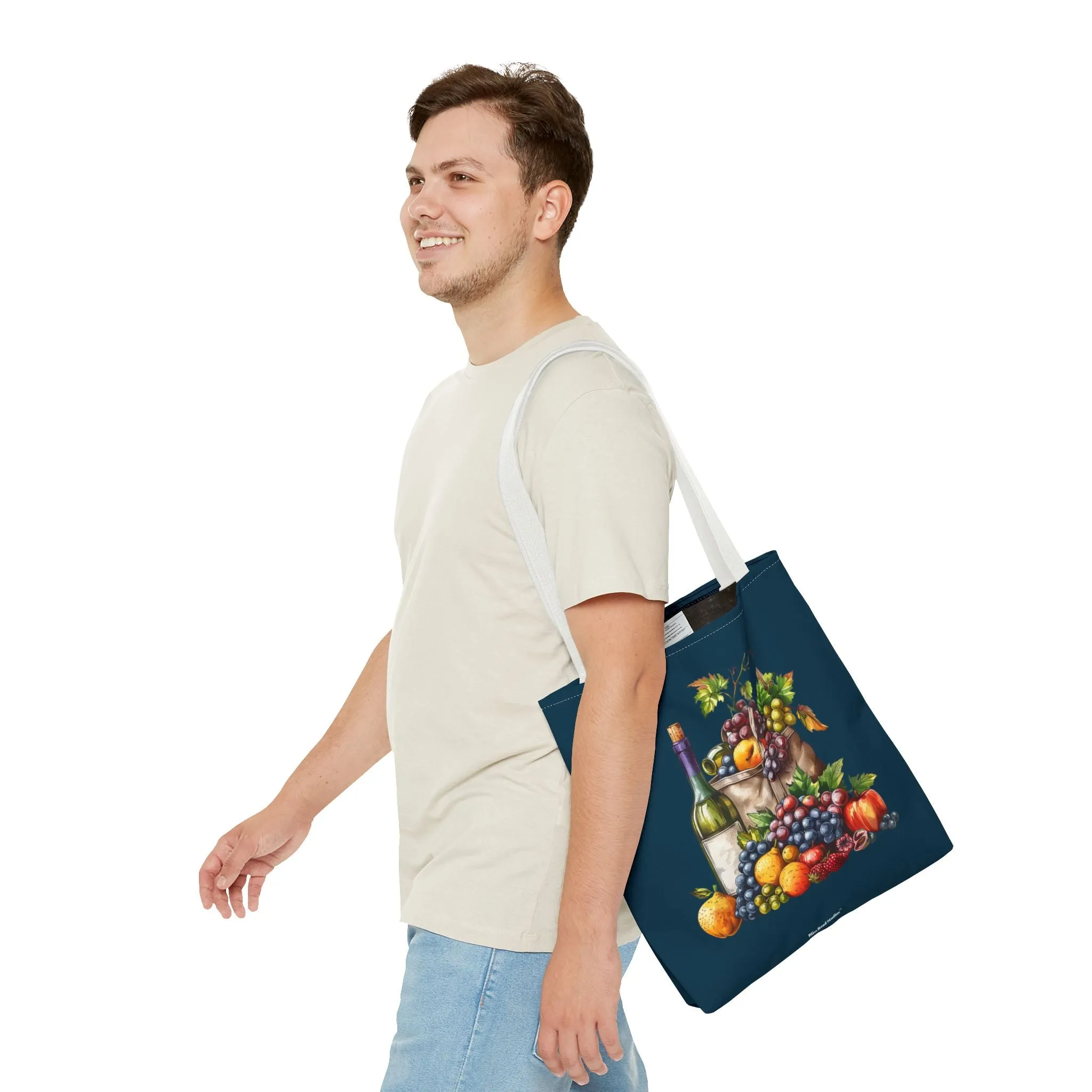 Midnight Harvest Tote Bag - Vineyard Elegance Meets Everyday Utility! Available in 3 sizes.