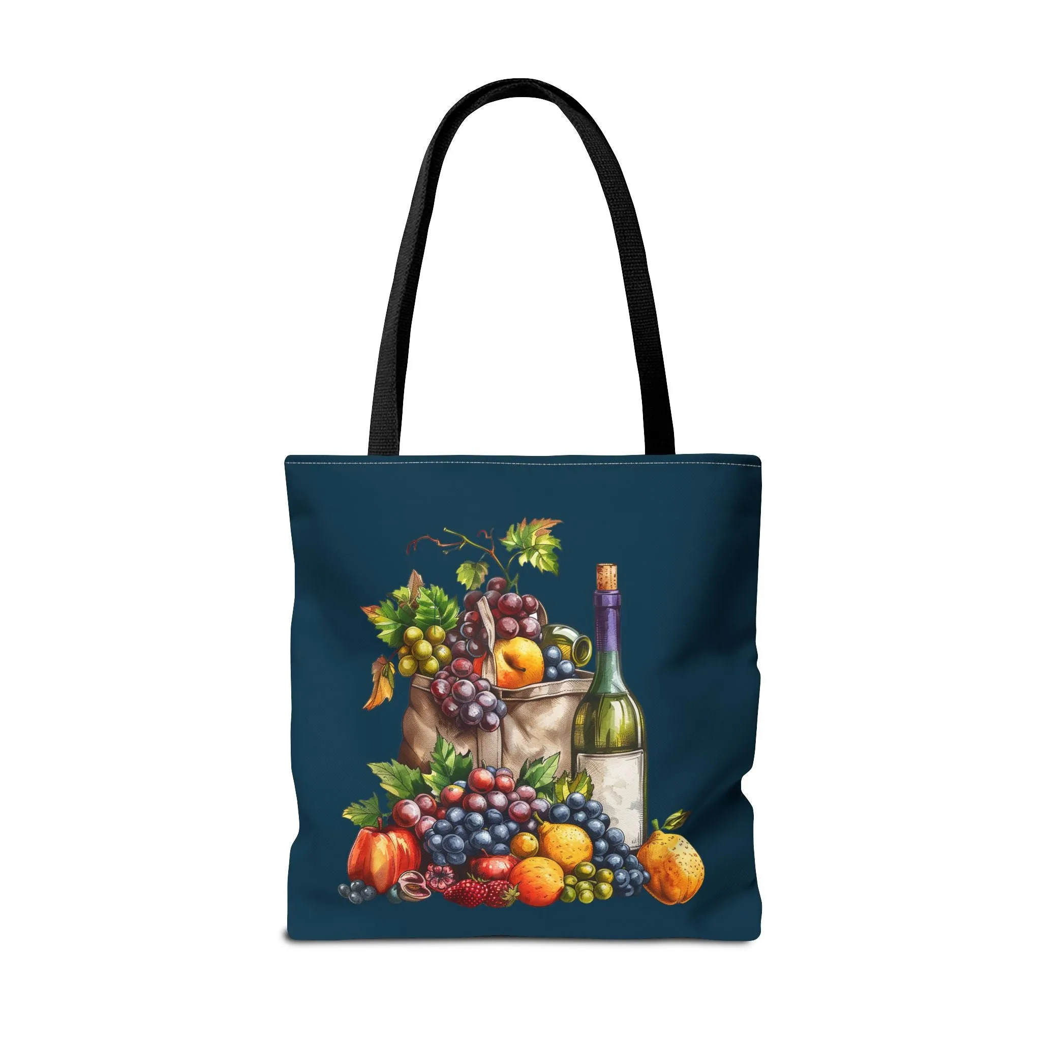 Midnight Harvest Tote Bag - Vineyard Elegance Meets Everyday Utility! Available in 3 sizes.
