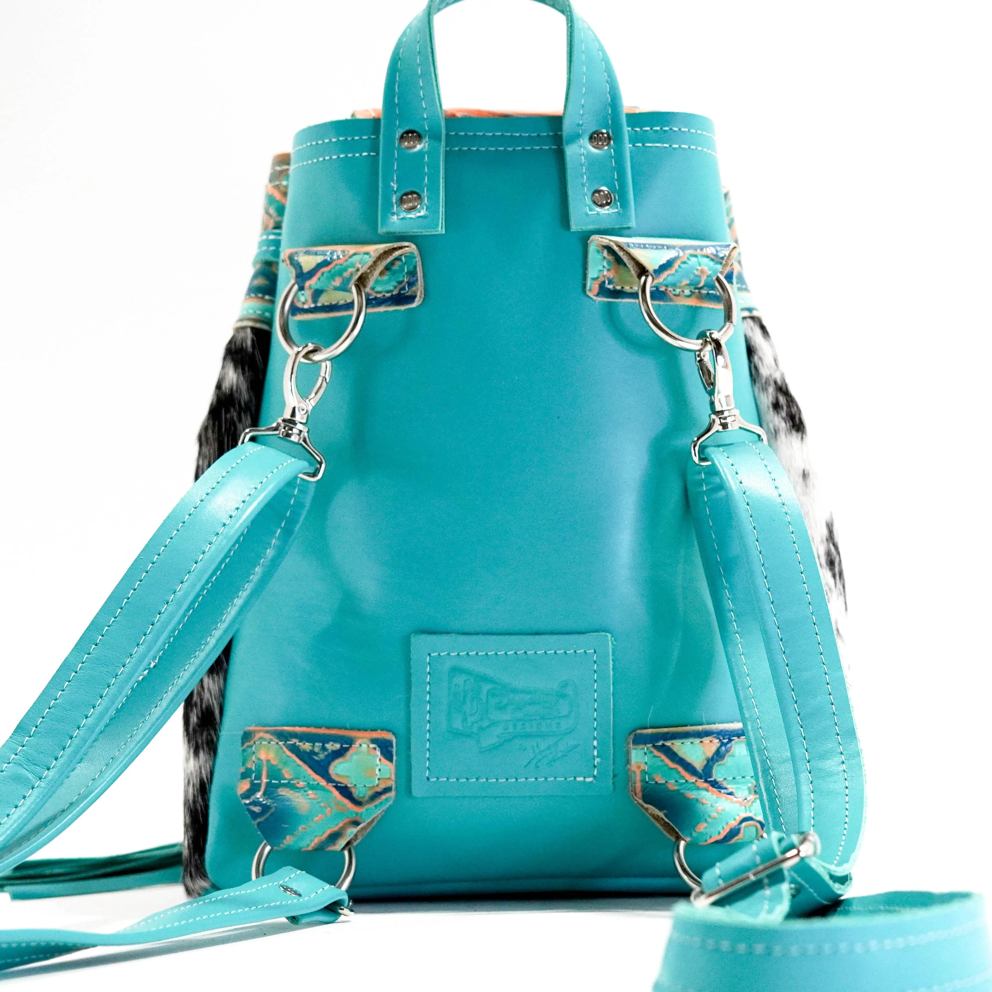 Mini Kelsea Backpack - B&W Speckle w/ Margaritaville Navajo