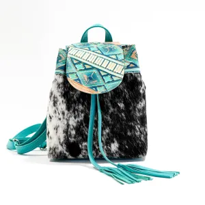 Mini Kelsea Backpack - B&W Speckle w/ Margaritaville Navajo