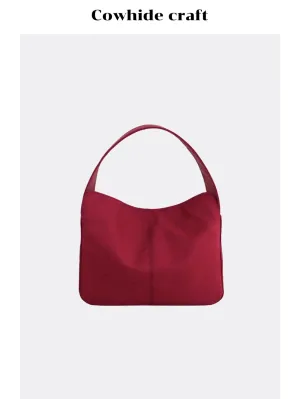 Minimalist Leather Shoulder Handbag