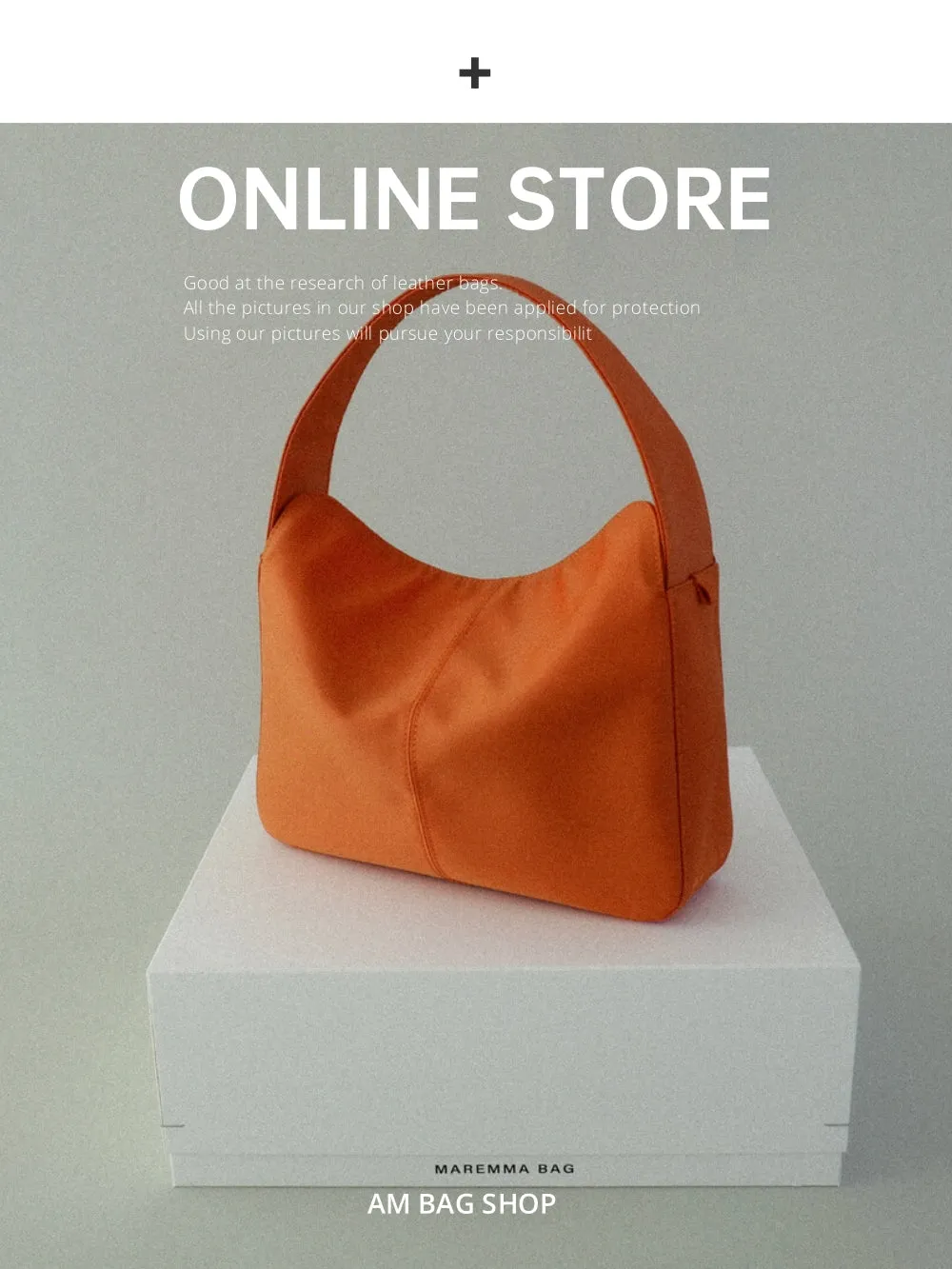 Minimalist Leather Shoulder Handbag