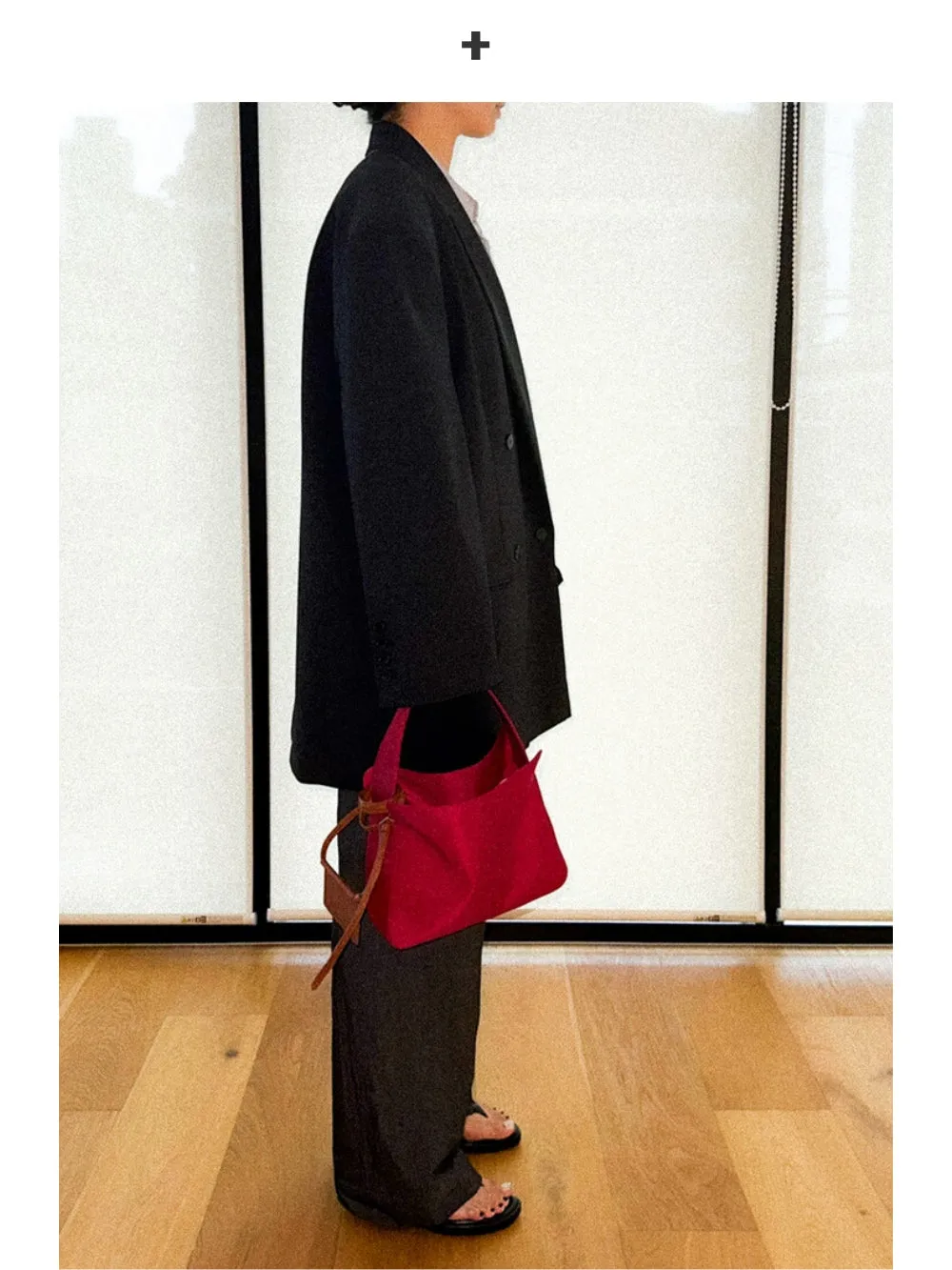 Minimalist Leather Shoulder Handbag