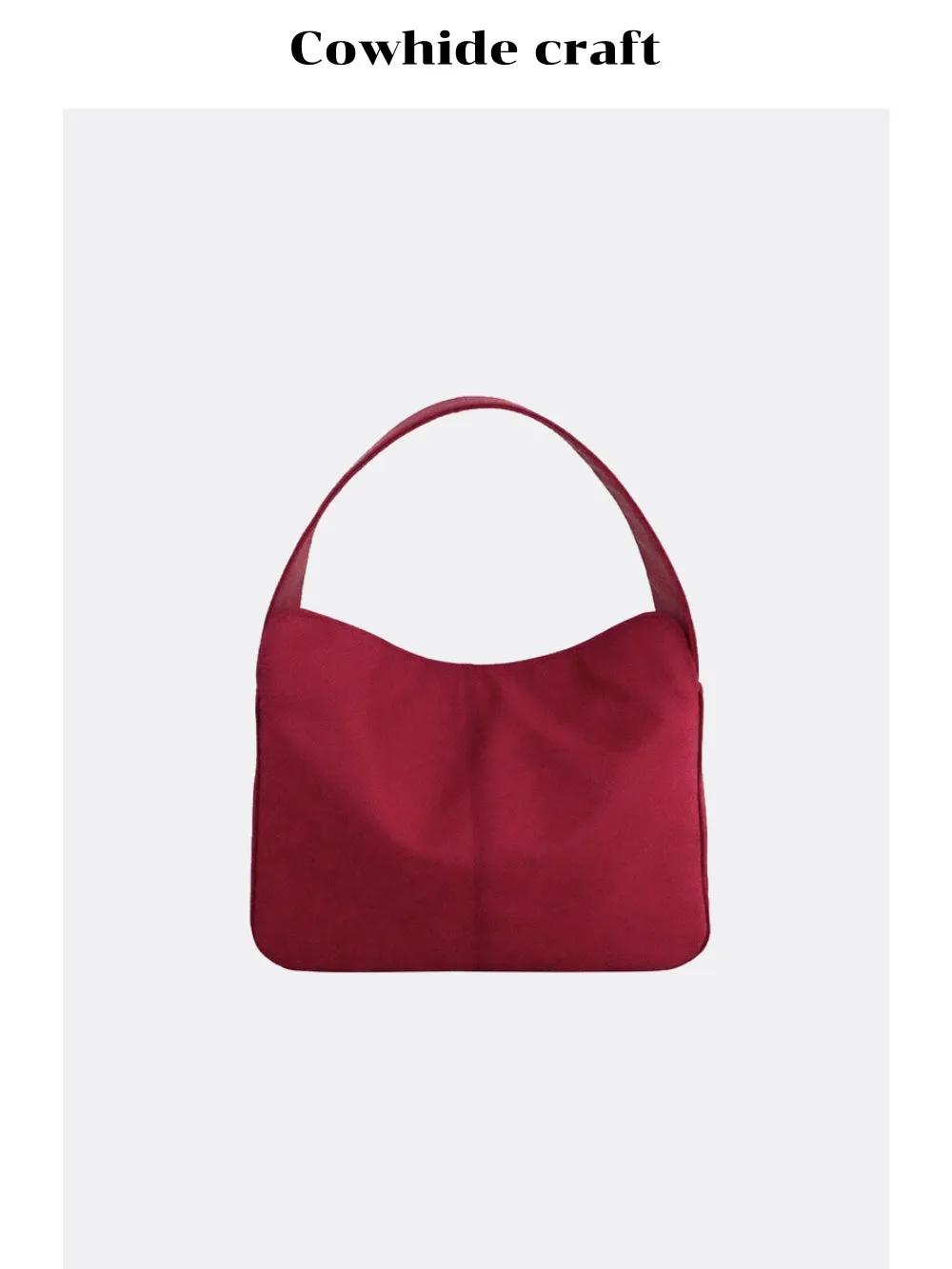Minimalist Leather Shoulder Handbag
