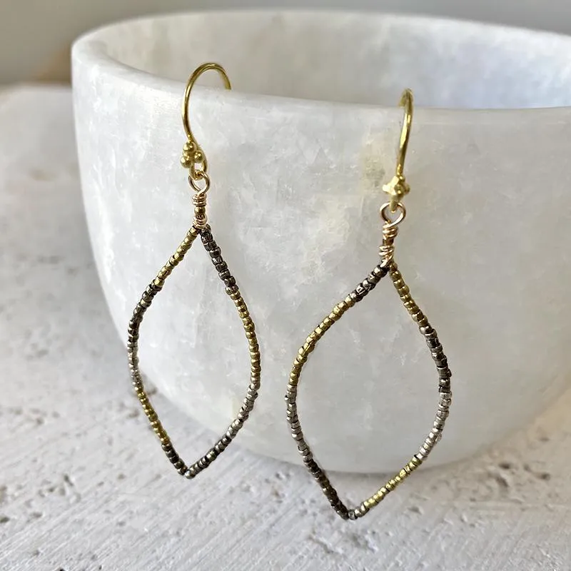 Mixed Metal Moroccan Earrings