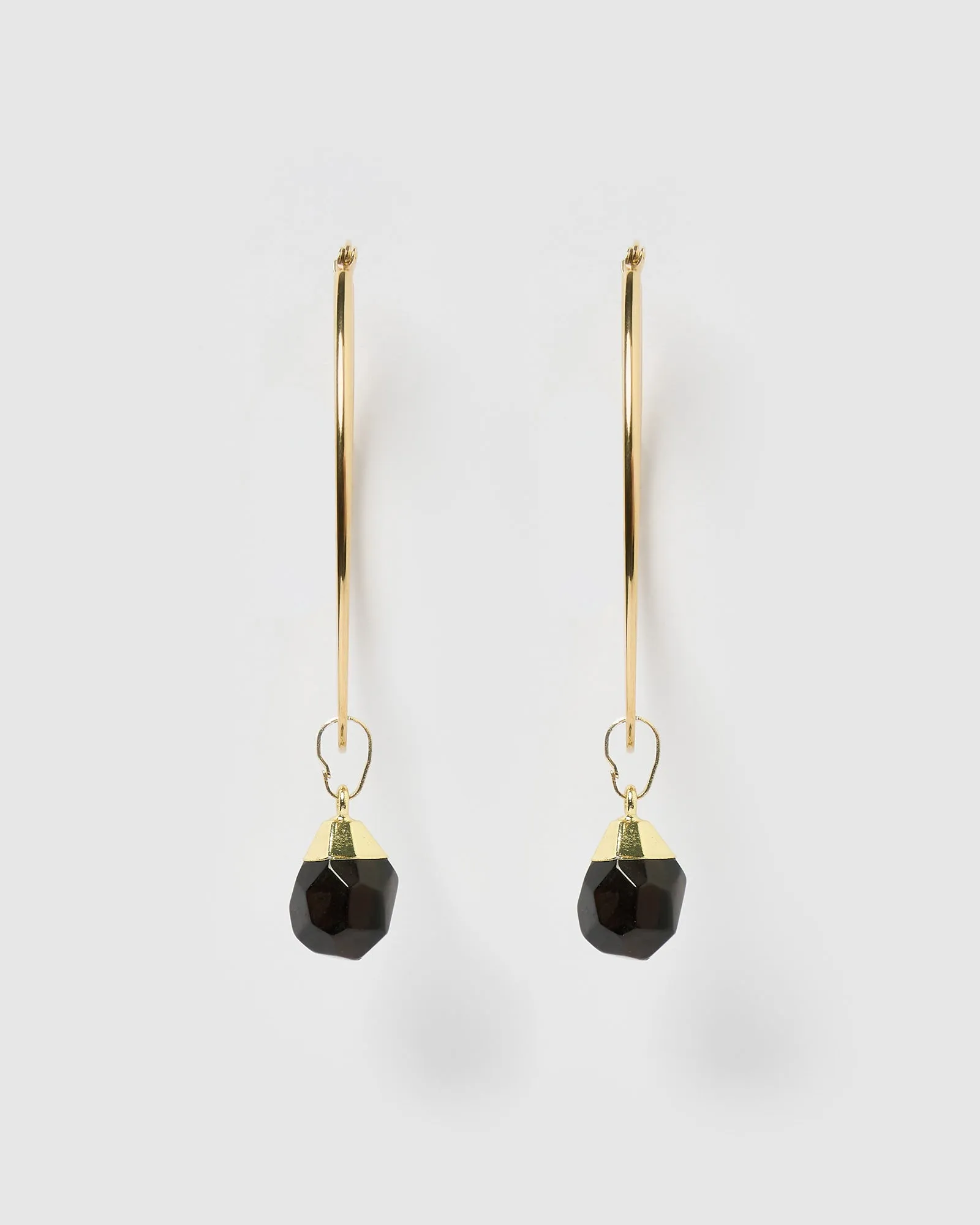 Miz Casa & Co Astrid Earrings Black Onyx