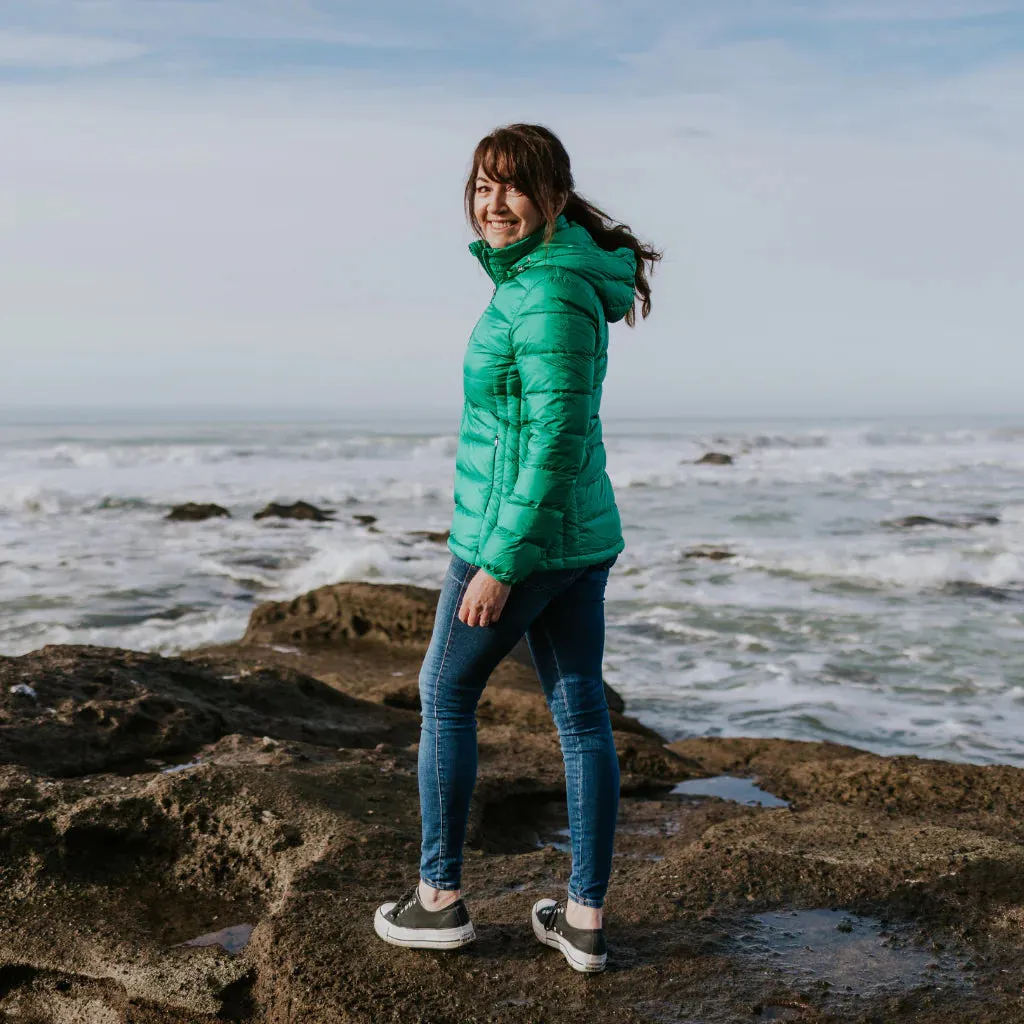 Moke Lynn Ladies Hooded 90/10 Down Jacket