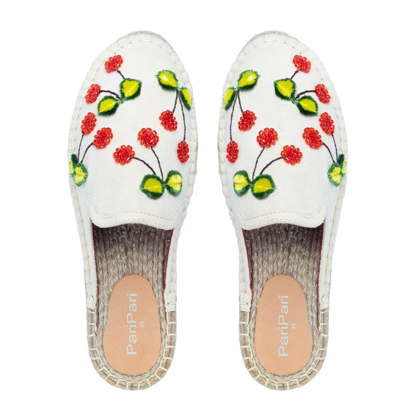 Mon Cherie Espadrilles Offwhite Platforms