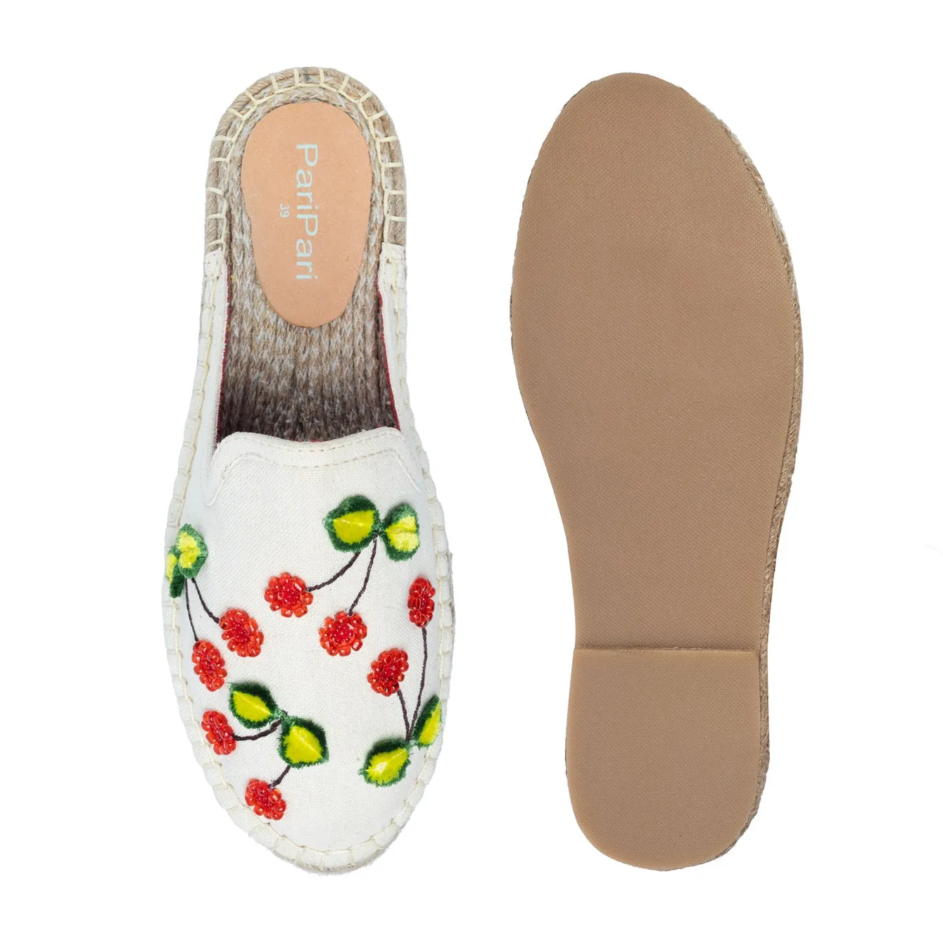 Mon Cherie Espadrilles Offwhite Platforms