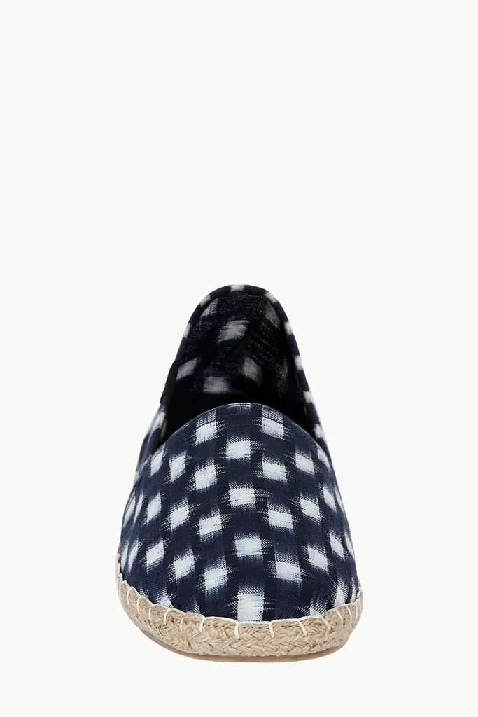 Navy Ikat Weave Espadrilles