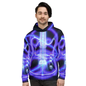 Neon Guitar Geometry TLR All-Over Hoodie