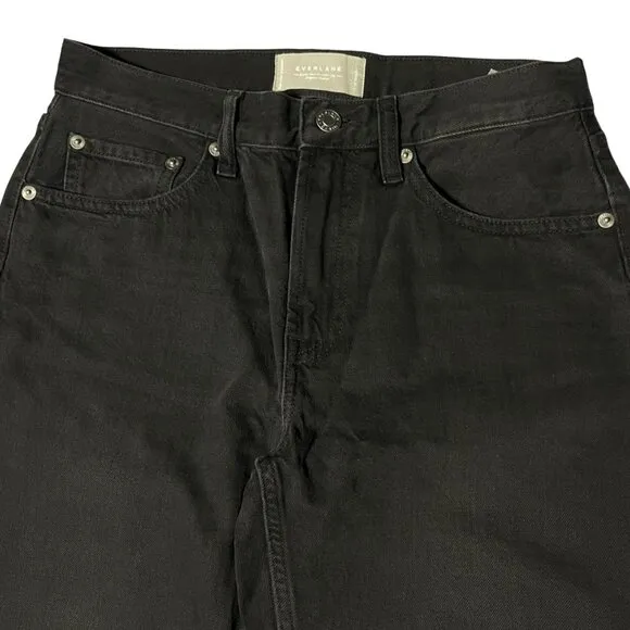 NEW Everlane The Super Soft Relaxed Jean Womens 26 Stormy Black