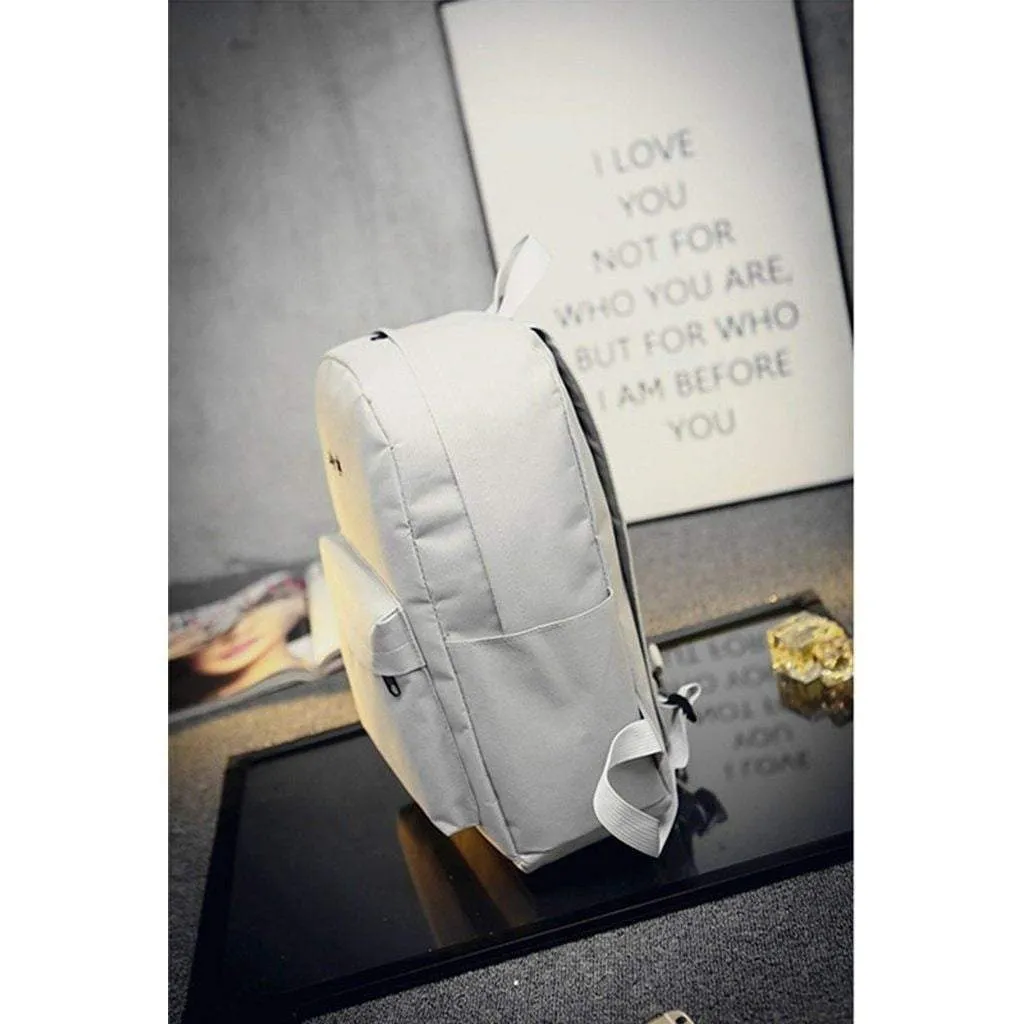 New Fashion Embroidered Monogram Backpack
