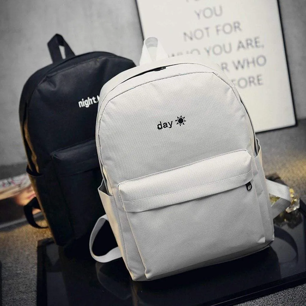 New Fashion Embroidered Monogram Backpack