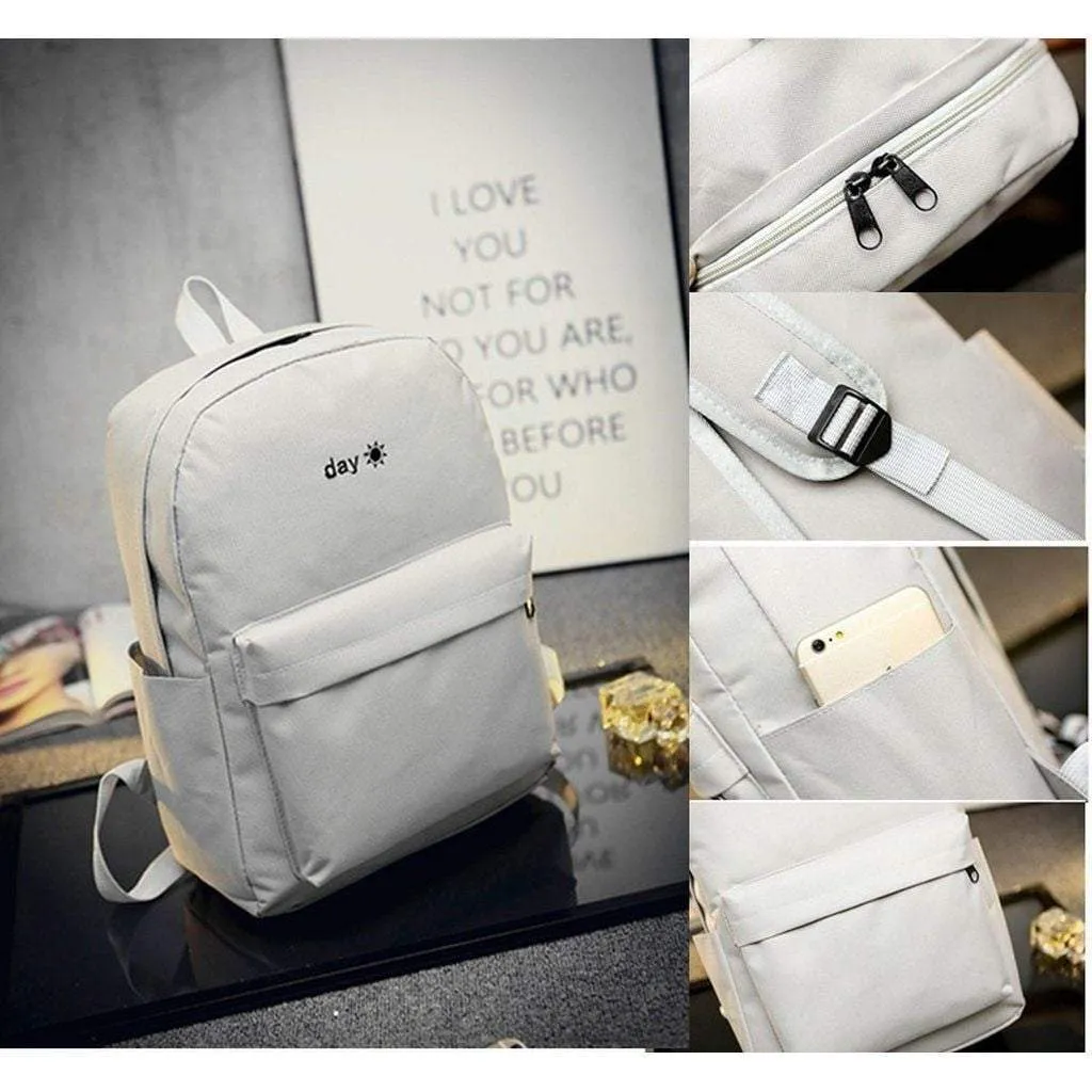 New Fashion Embroidered Monogram Backpack