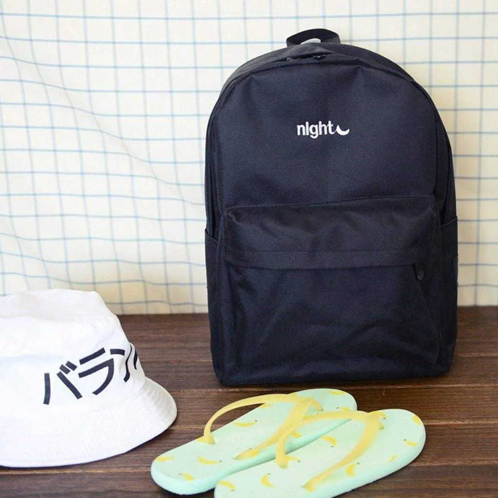 New Fashion Embroidered Monogram Backpack