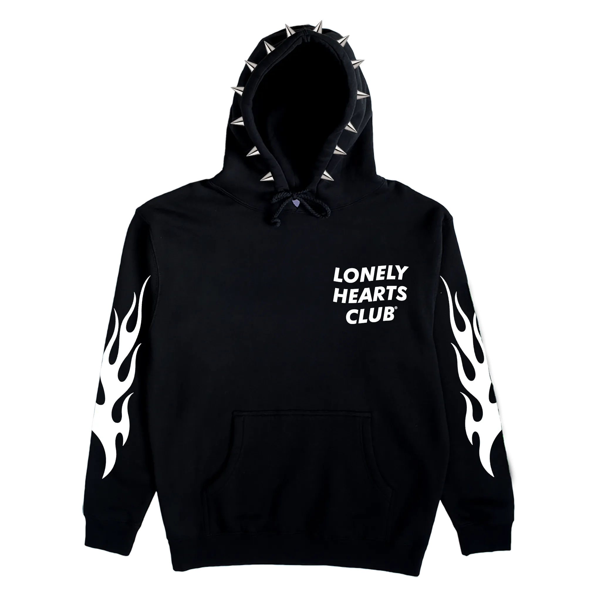 Nobody Cares Spiked Hoodie