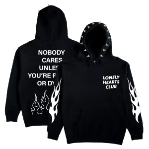 Nobody Cares Spiked Hoodie