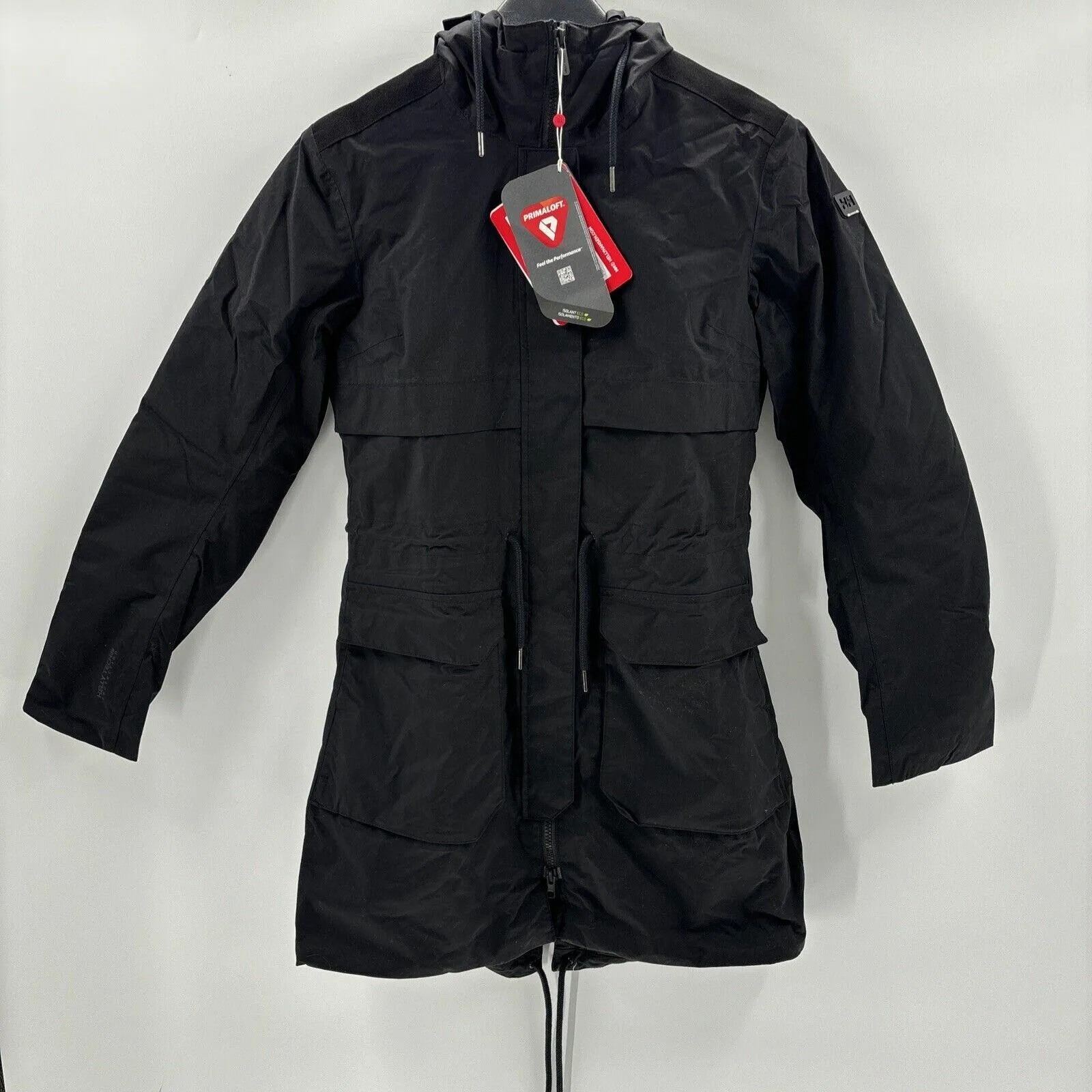 NWD Helly Hansen Women's Boyne Insulated Parka, 990 Black Size S - Like New