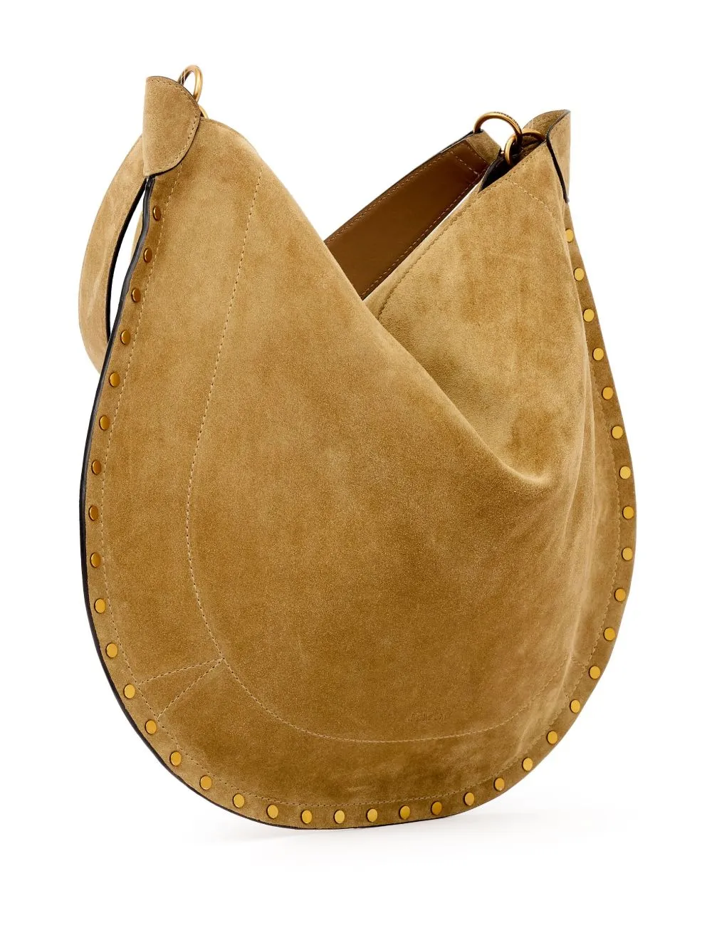 Oskan suede leather hobo bag