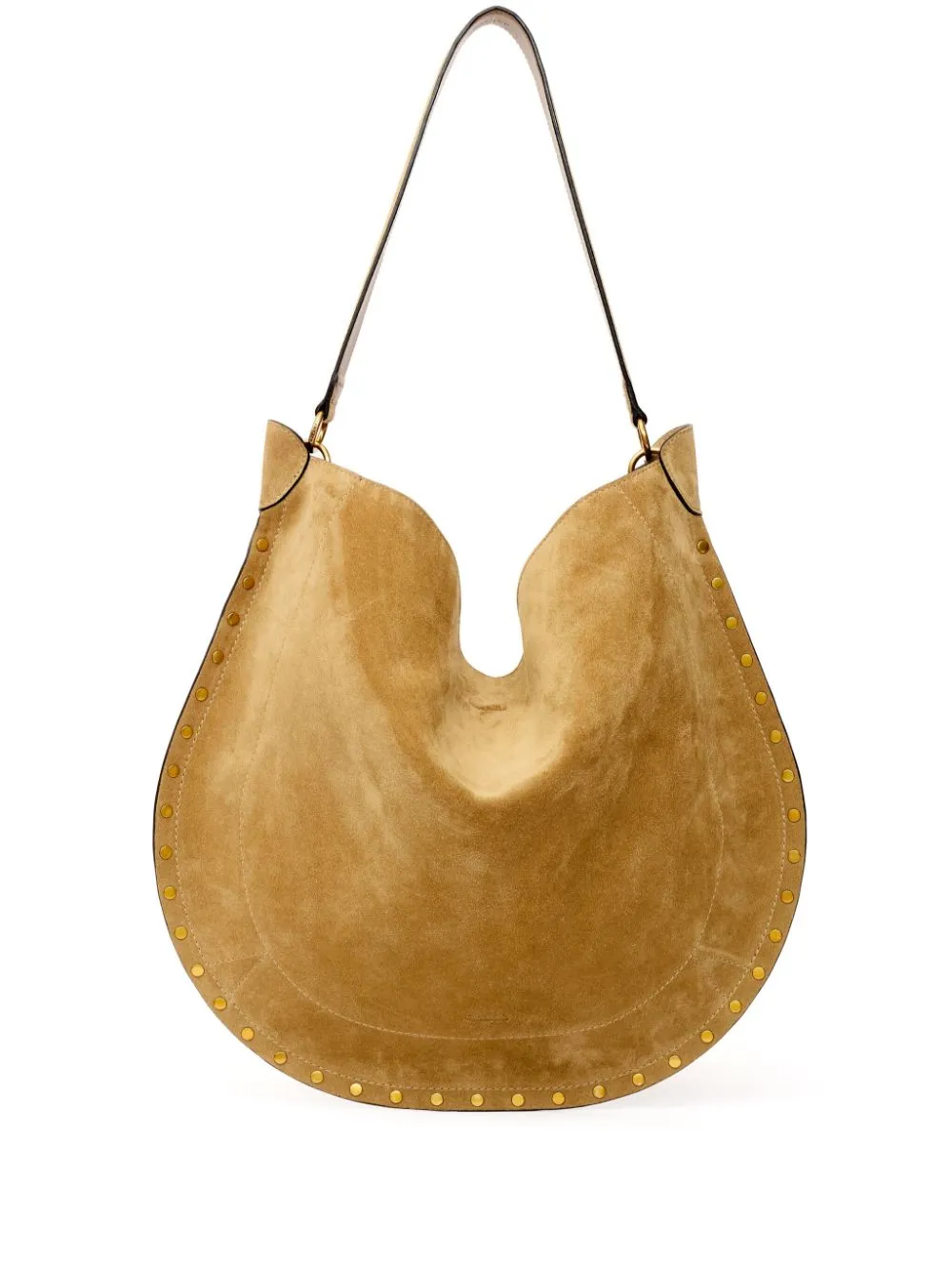 Oskan suede leather hobo bag