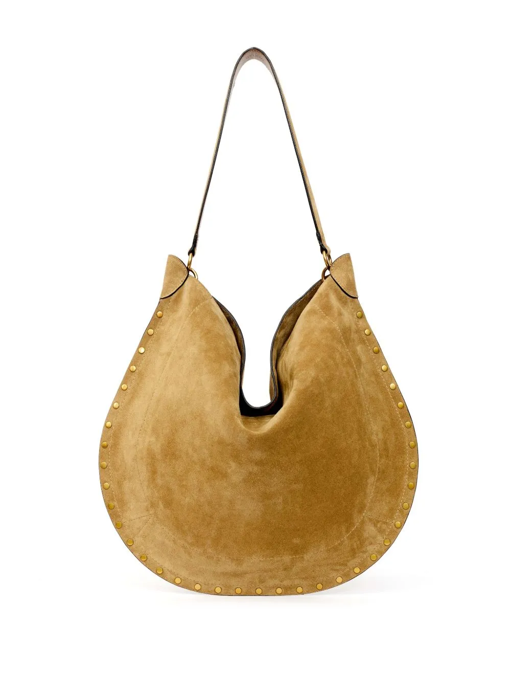 Oskan suede leather hobo bag