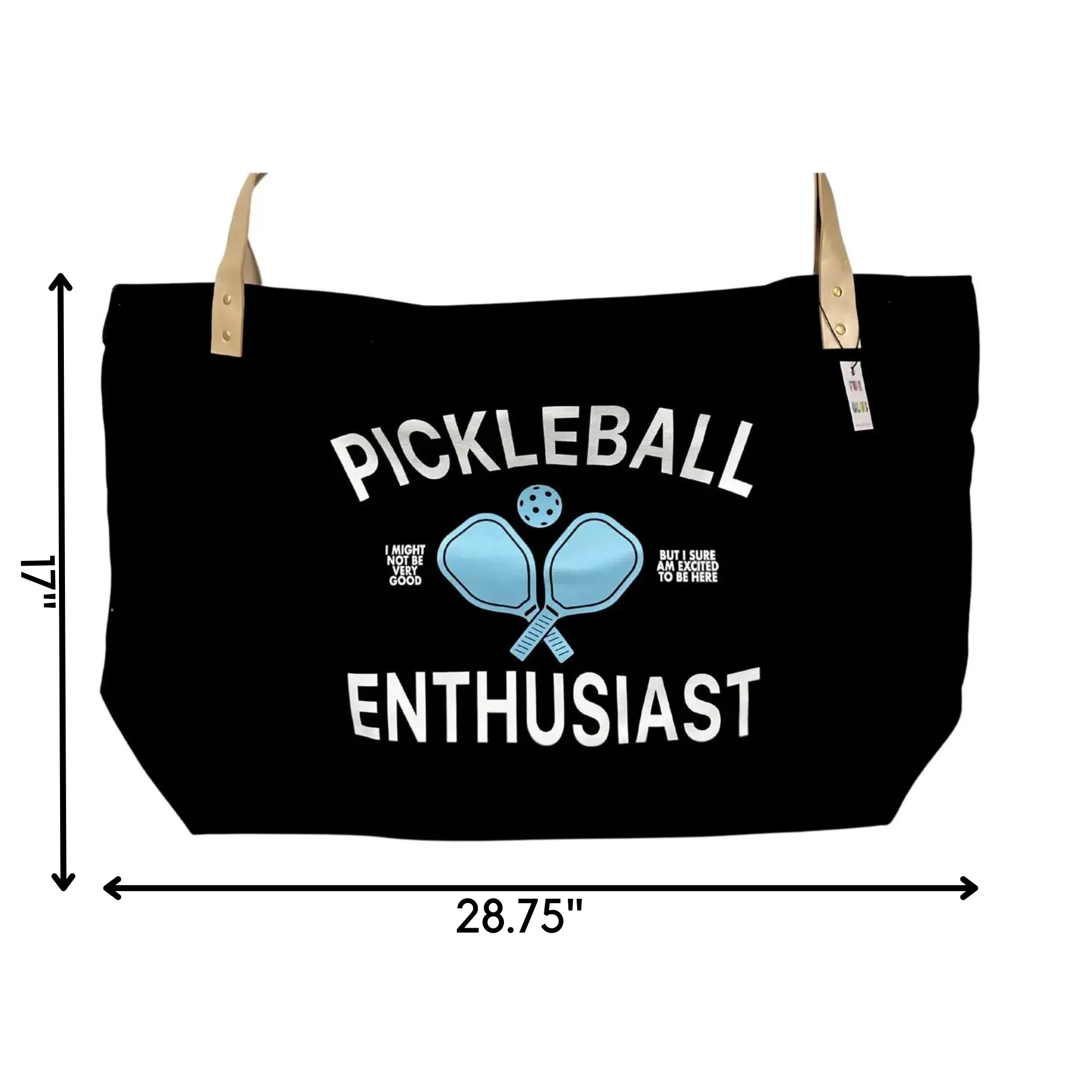 Oversized Pickleball Tote Bag