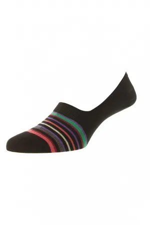 Pantherella Multi-Stripe Invisible Socks