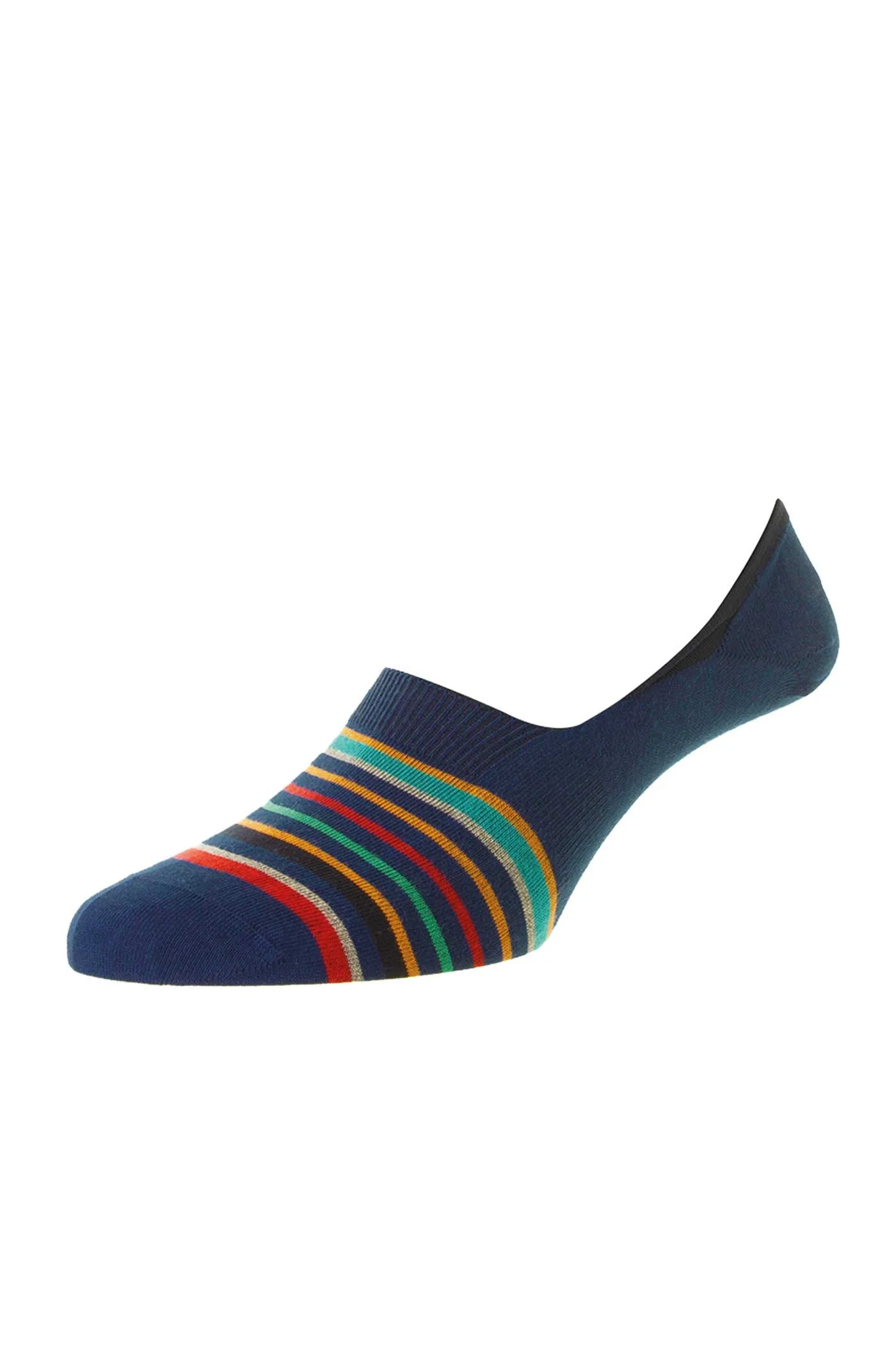 Pantherella Multi-Stripe Invisible Socks