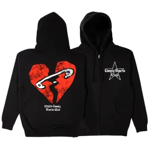 Paper Heart Zip Hoodie