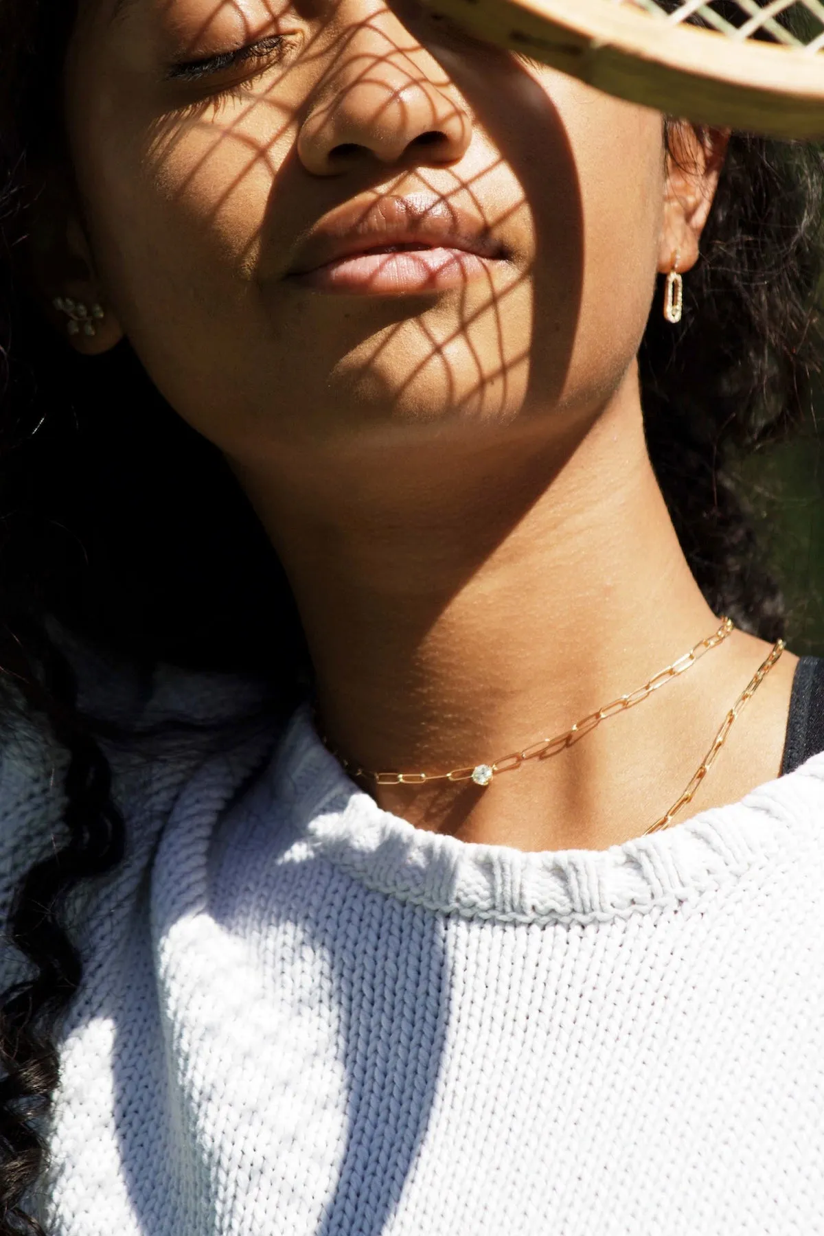 Paperclip Drop Earrings