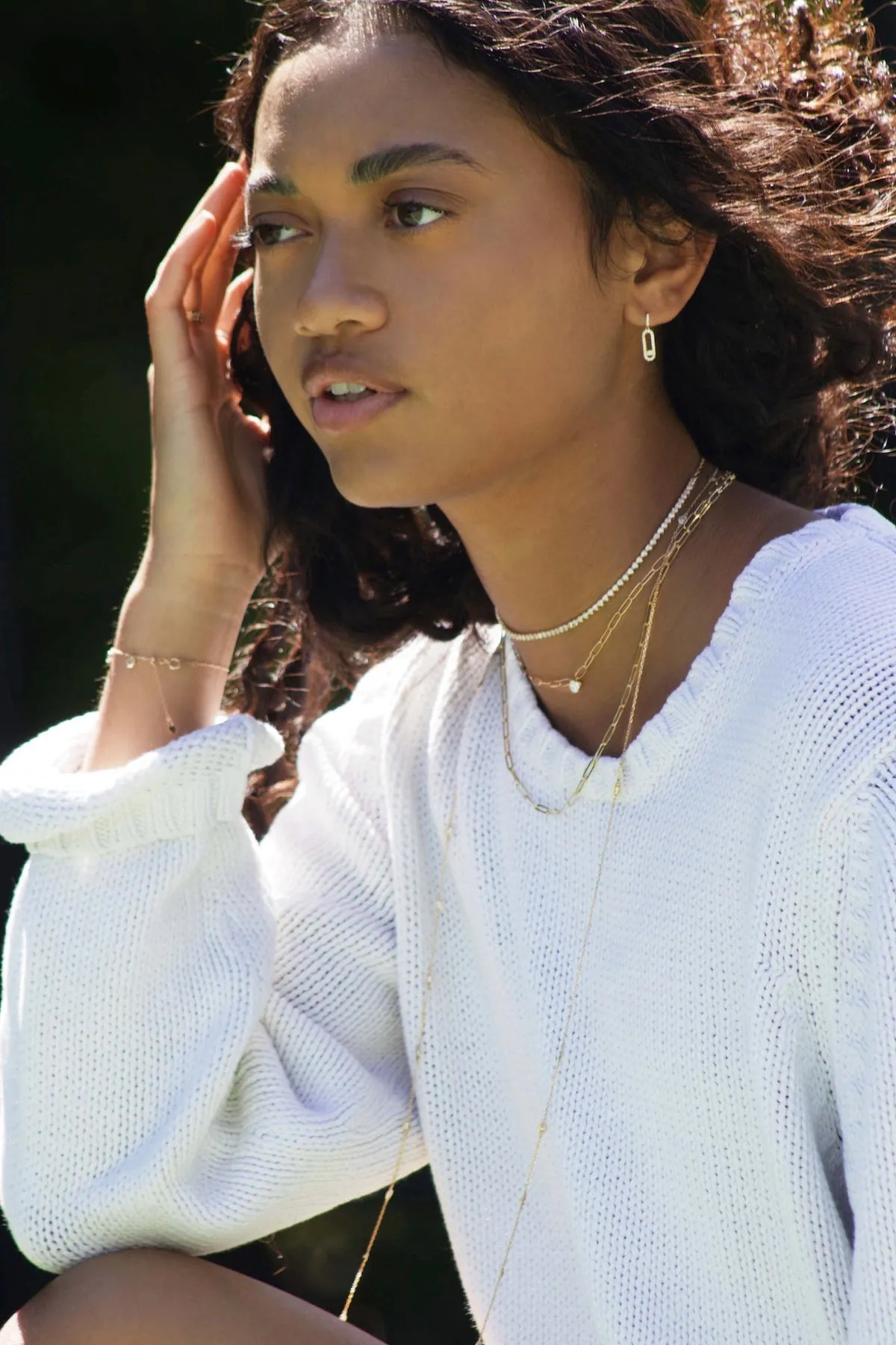 Paperclip Drop Earrings