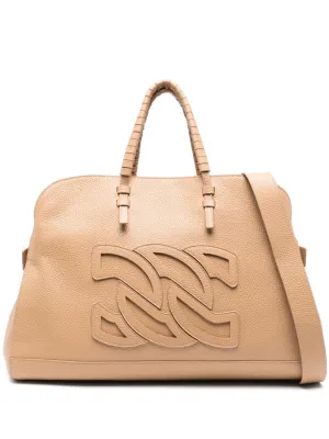 Park avenue leather tote bag