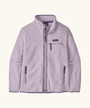 Patagonia Women's Retro Pile Fleece Jacket - Foxglove Purple