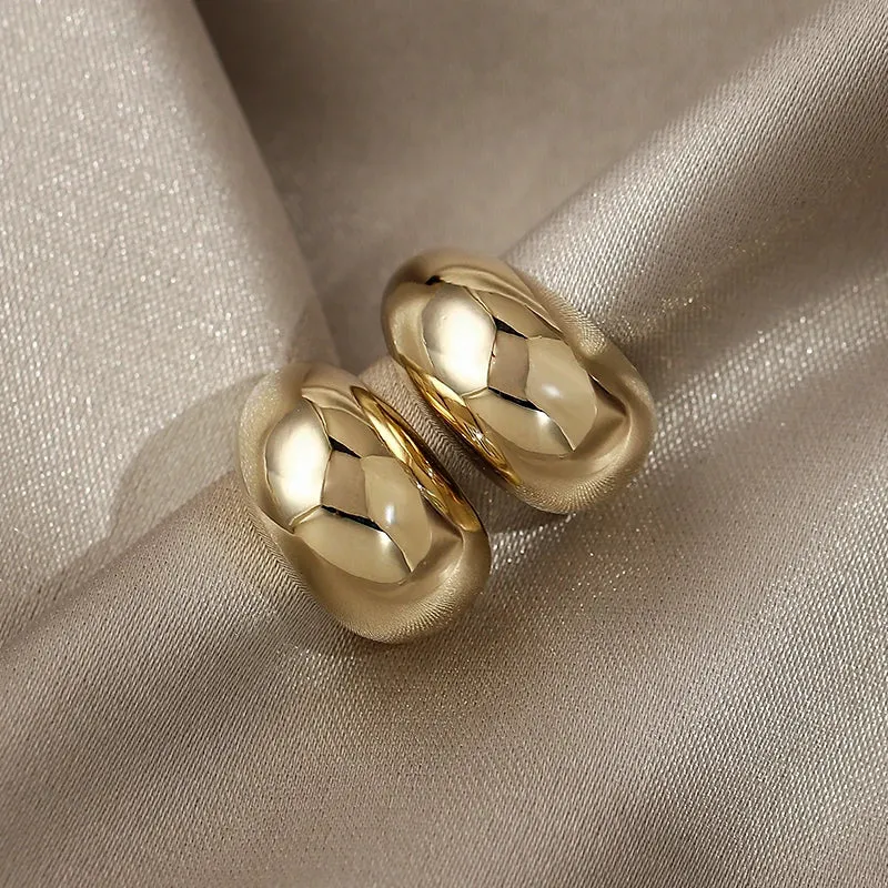 Pea Shaped Drop Earrings
