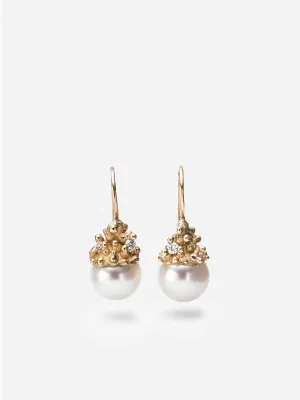 pearl drop earrings