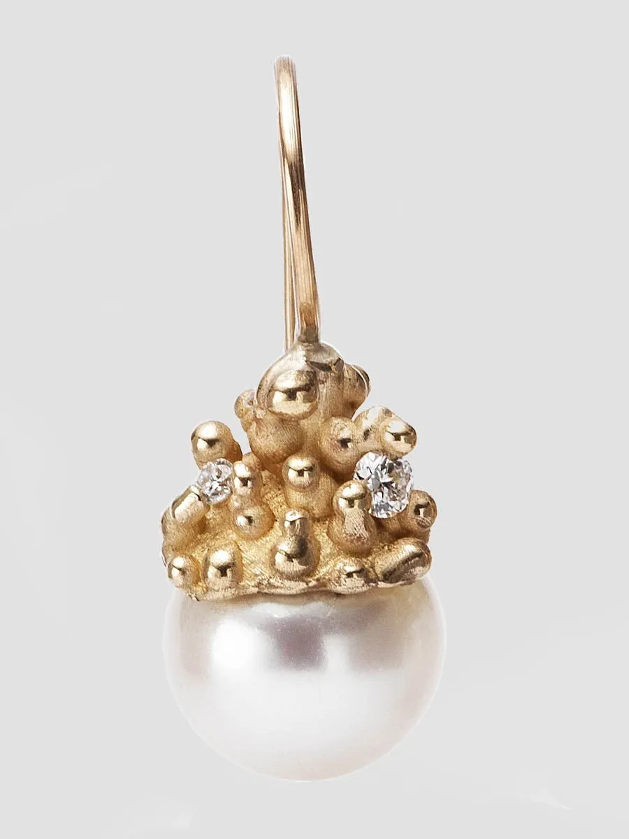 pearl drop earrings