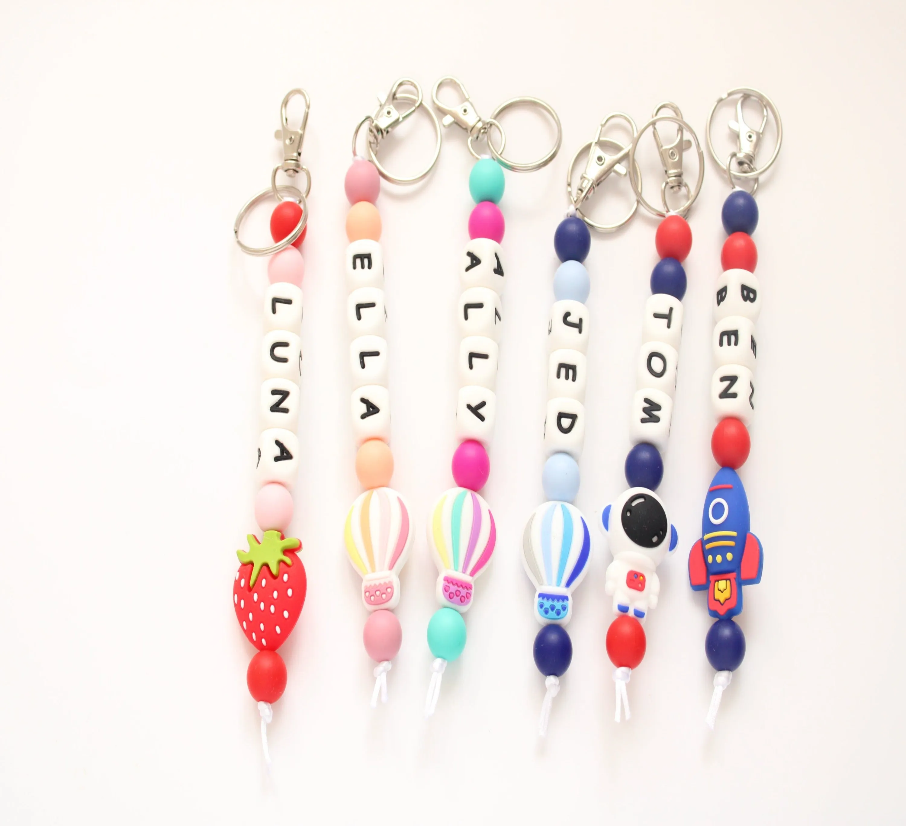 Personalised Keyring Bag charm