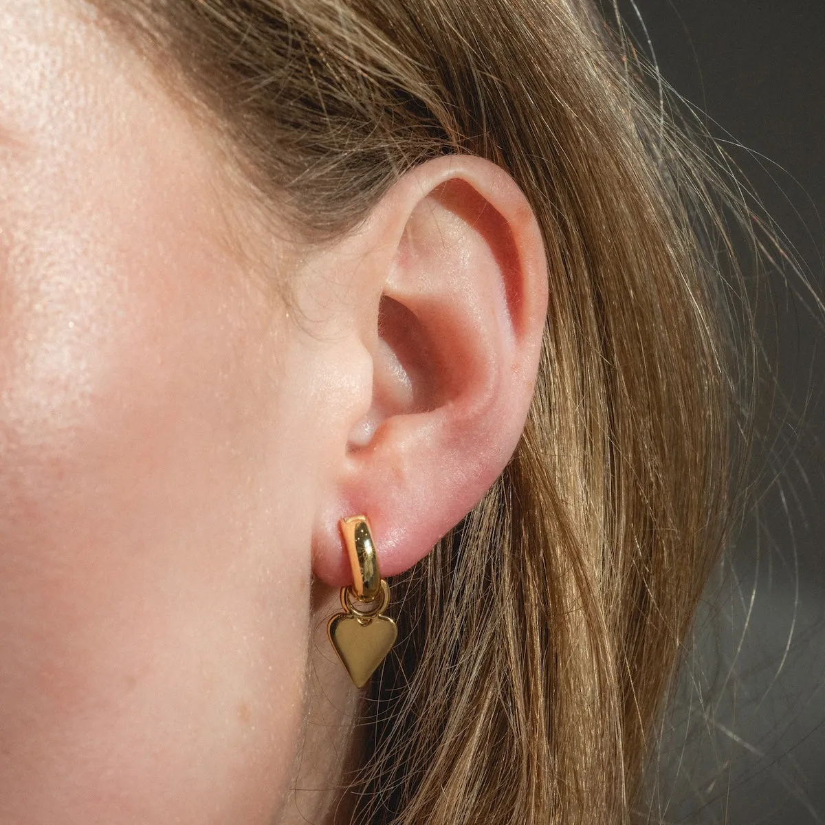 Petite Heart Earrings