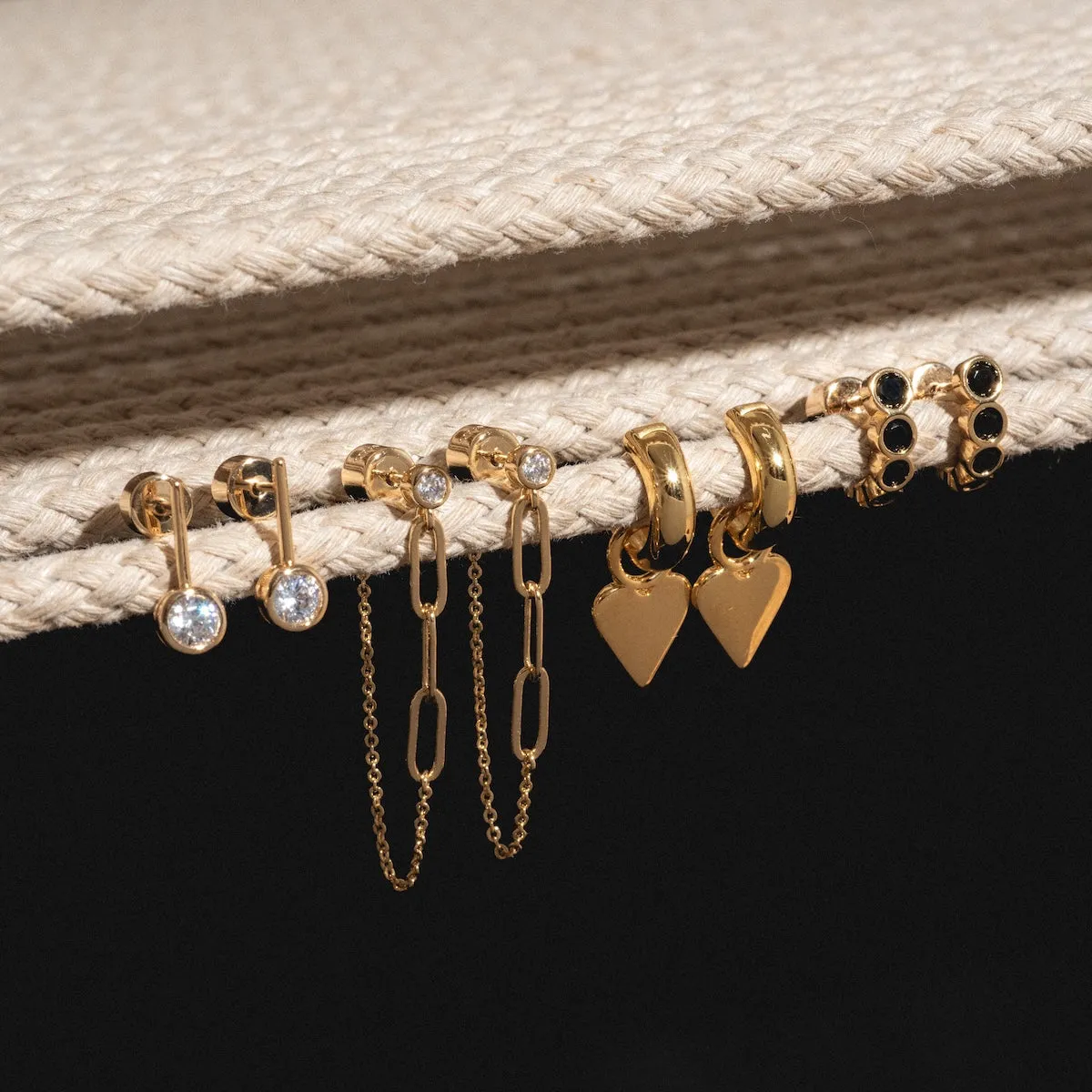 Petite Heart Earrings