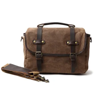 Photographic Hunter Camera Bag Canvas DSLR Camera Bag Vintage Crossbody Messenger Bag 9003