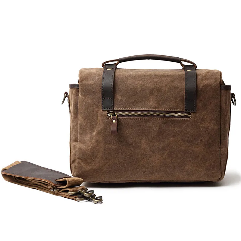Photographic Hunter Camera Bag Canvas DSLR Camera Bag Vintage Crossbody Messenger Bag 9003