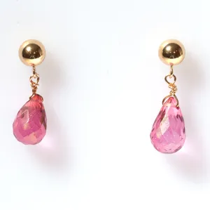Pink Topaz Drops