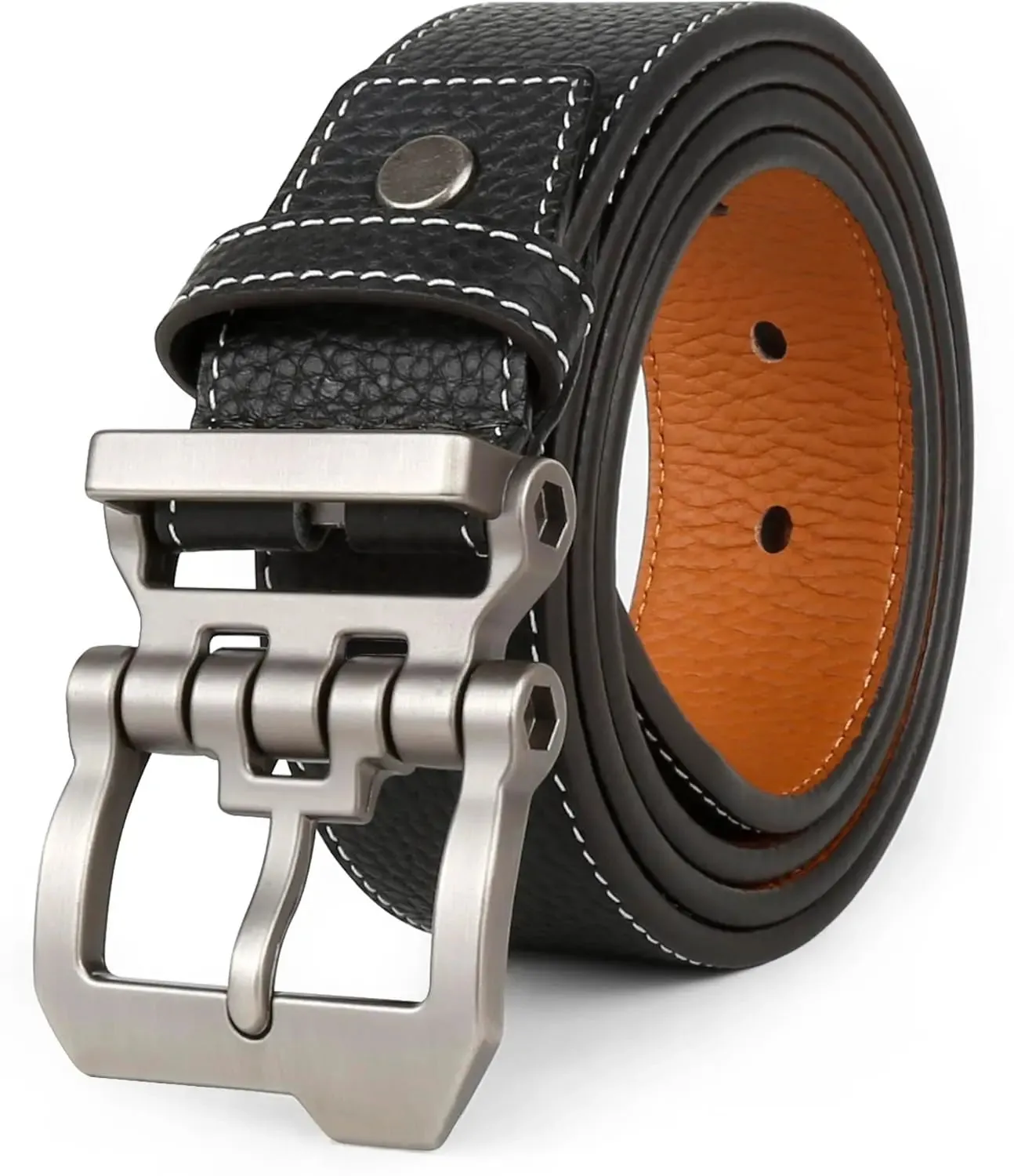 Plus Size Leather Belt for Men