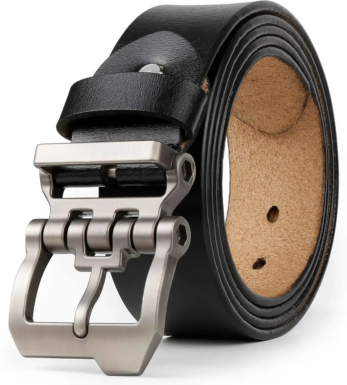 Plus Size Leather Belt for Men