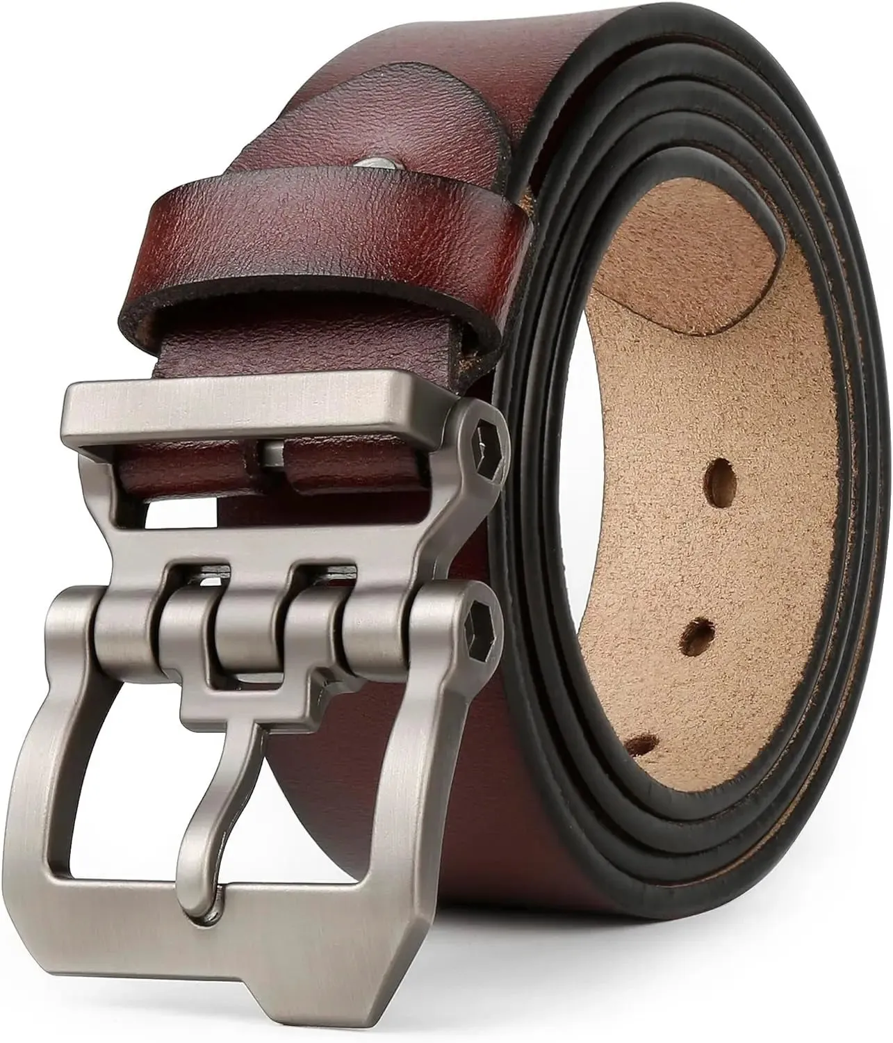 Plus Size Leather Belt for Men
