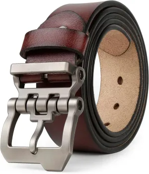 Plus Size Leather Belt for Men
