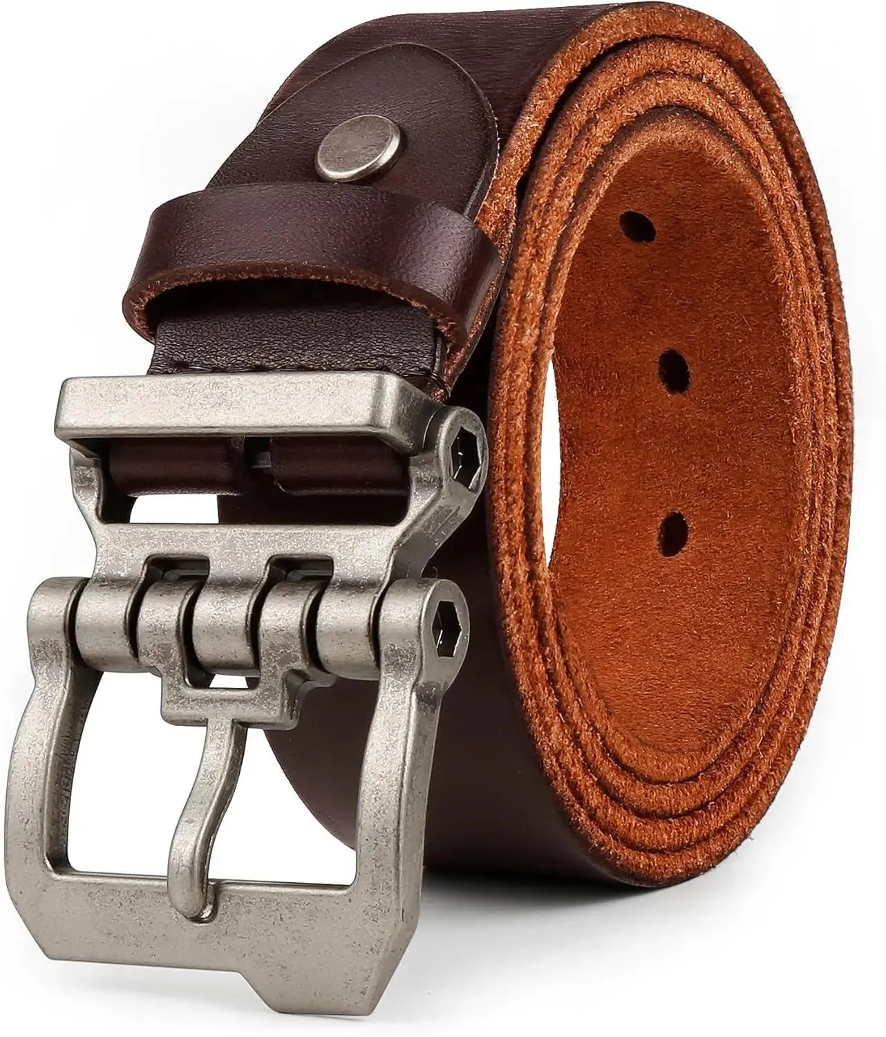 Plus Size Leather Belt for Men