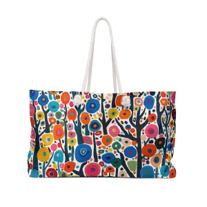 Poppy Forest Weekender Bag - Pack a Pop of Art with our Poppy Forest Weekender Bag!